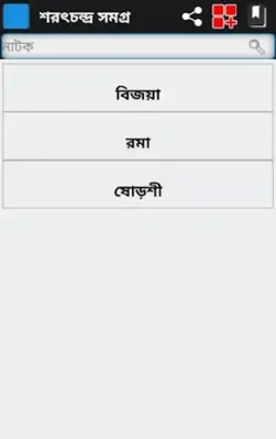 শরৎচন্দ্র চট্টোপাধ্যায় android App screenshot 4