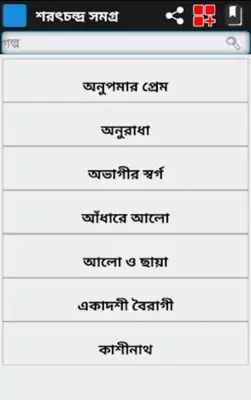 শরৎচন্দ্র চট্টোপাধ্যায় android App screenshot 5