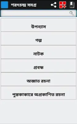 শরৎচন্দ্র চট্টোপাধ্যায় android App screenshot 7